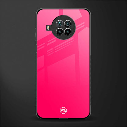 magenta paradise glass case for mi 10i image