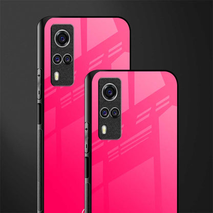 magenta paradise glass case for vivo y51a image-2