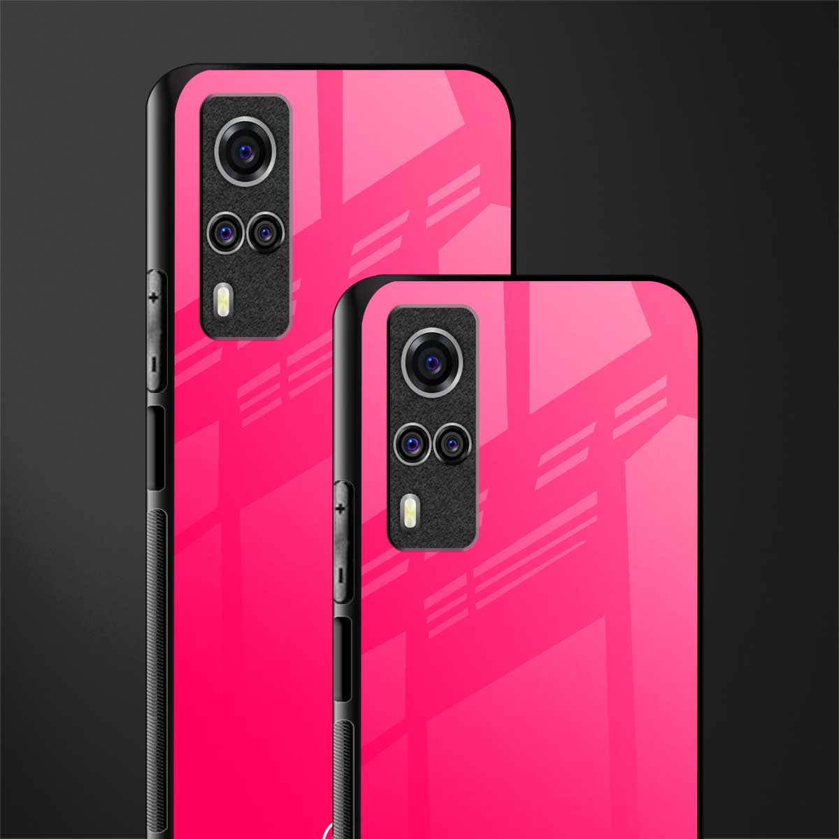 magenta paradise glass case for vivo y51 image-2