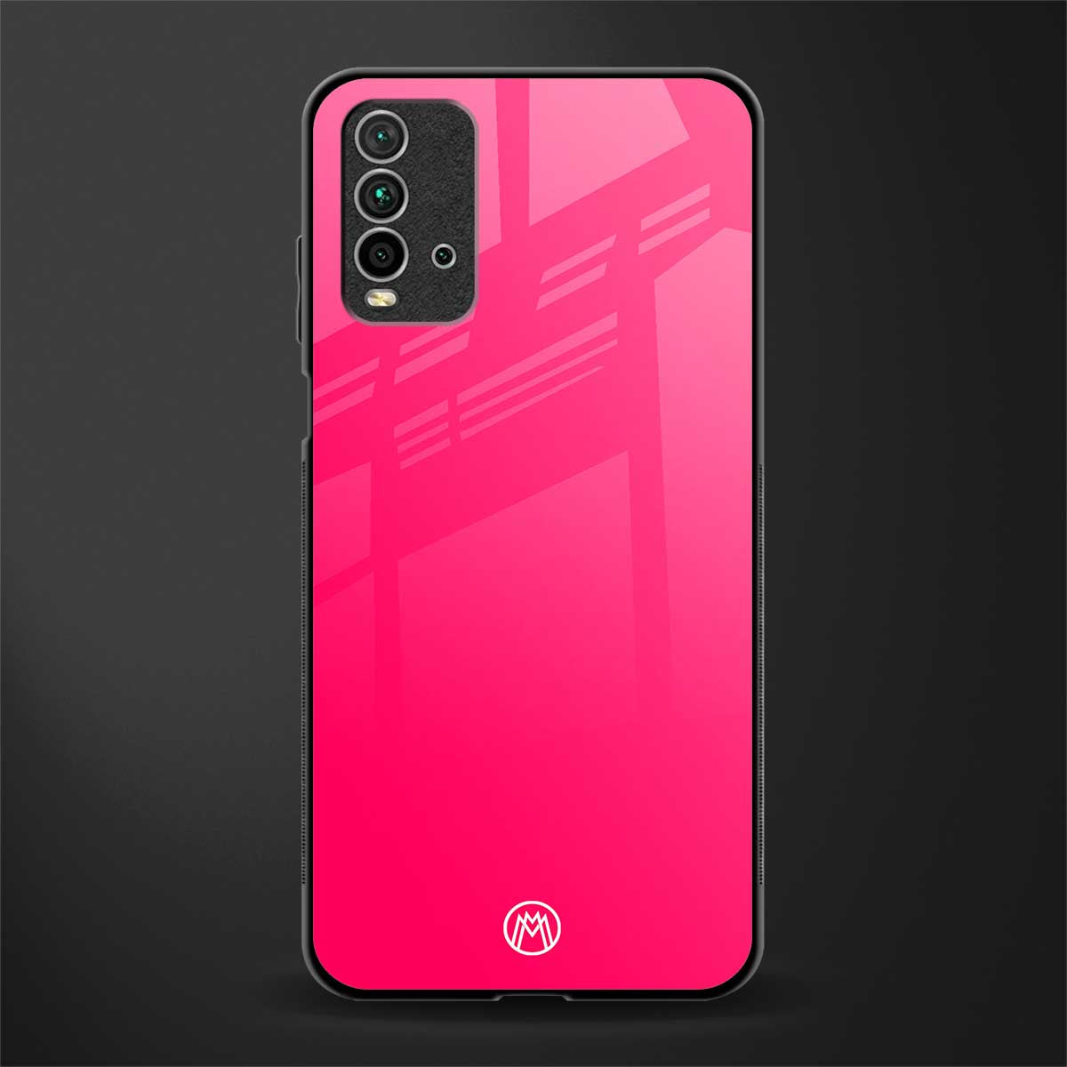 magenta paradise glass case for redmi 9 power image