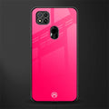 magenta paradise glass case for redmi 9c image
