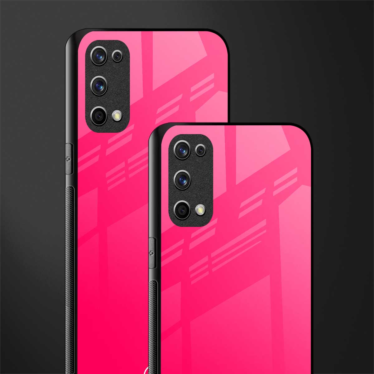 magenta paradise glass case for realme x7 pro image-2