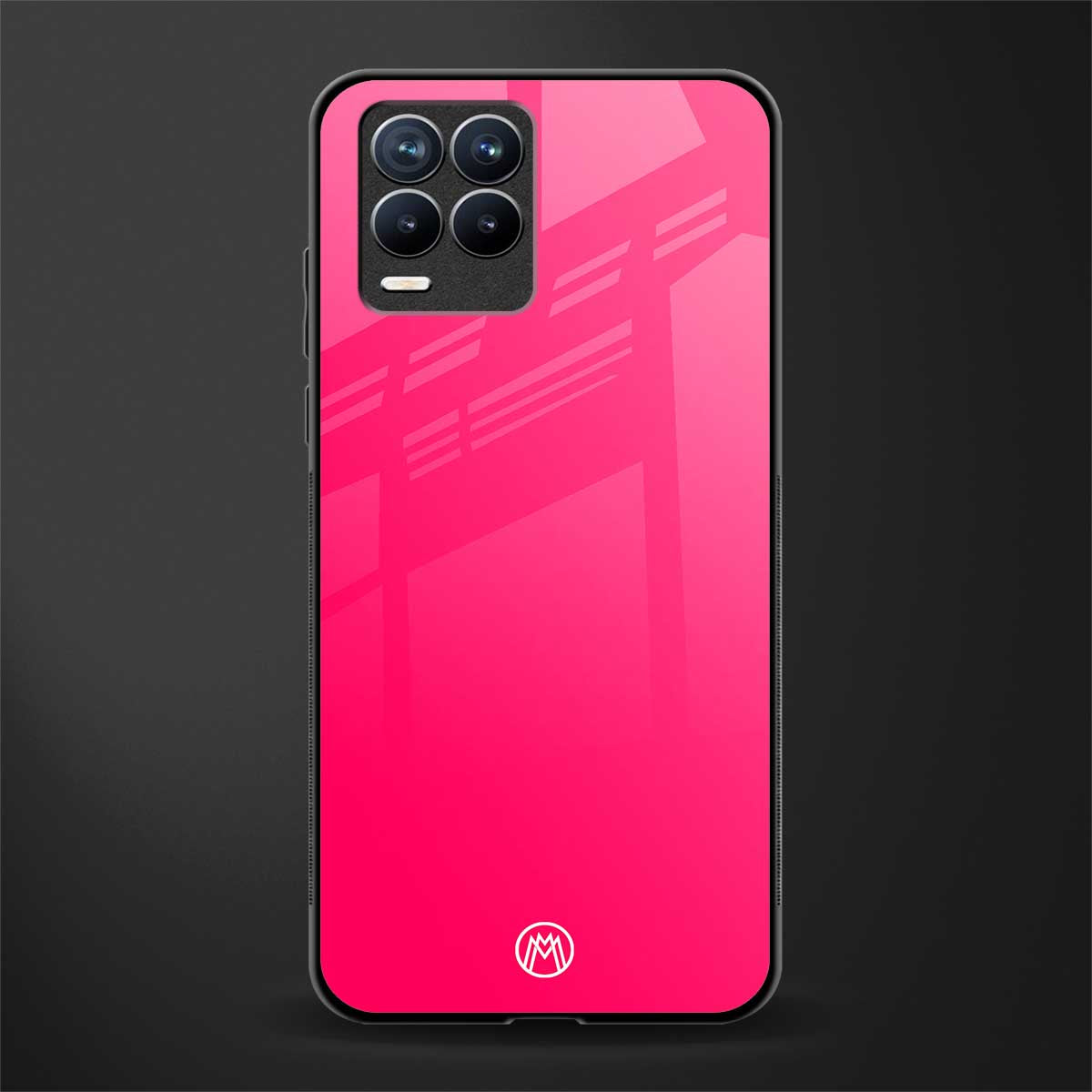 magenta paradise glass case for realme 8 pro image