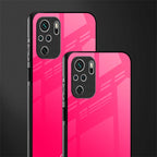 magenta paradise glass case for redmi note 10s image-2