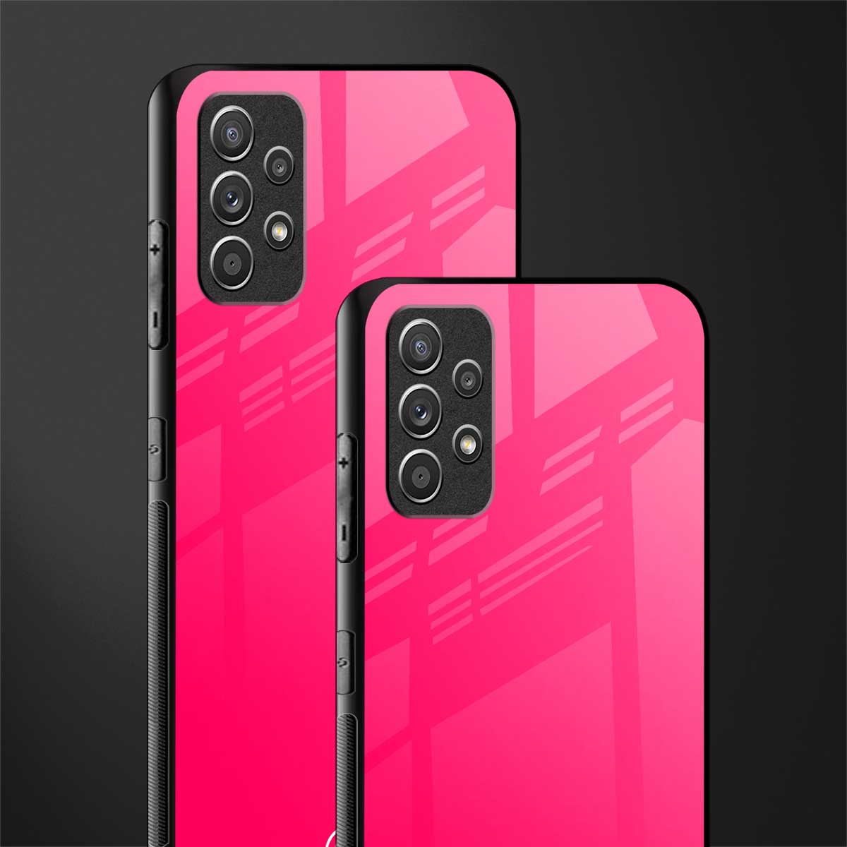 magenta paradise glass case for samsung galaxy a32 4g image-2