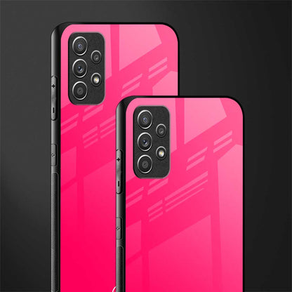 magenta paradise glass case for samsung galaxy a32 4g image-2