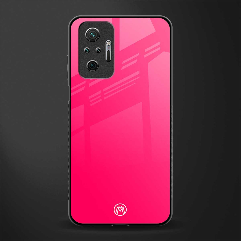 magenta paradise glass case for redmi note 10 pro max image