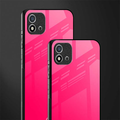 magenta paradise glass case for realme c20 image-2