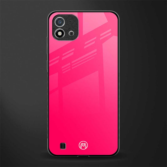 magenta paradise glass case for realme c20 image