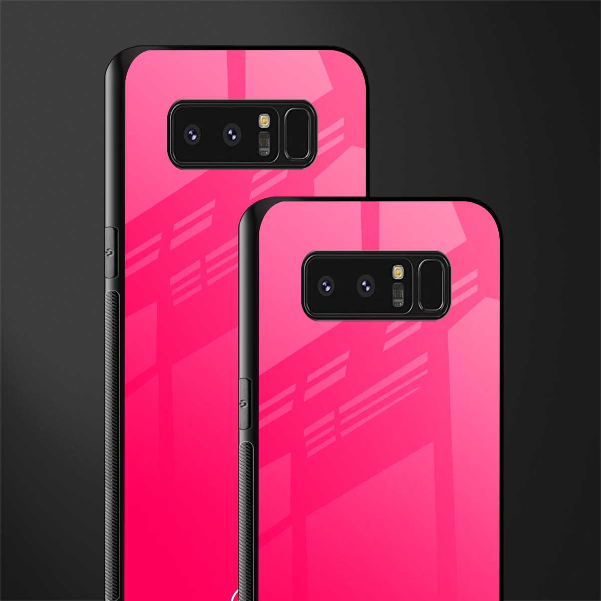 magenta paradise glass case for samsung galaxy note 8 image-2