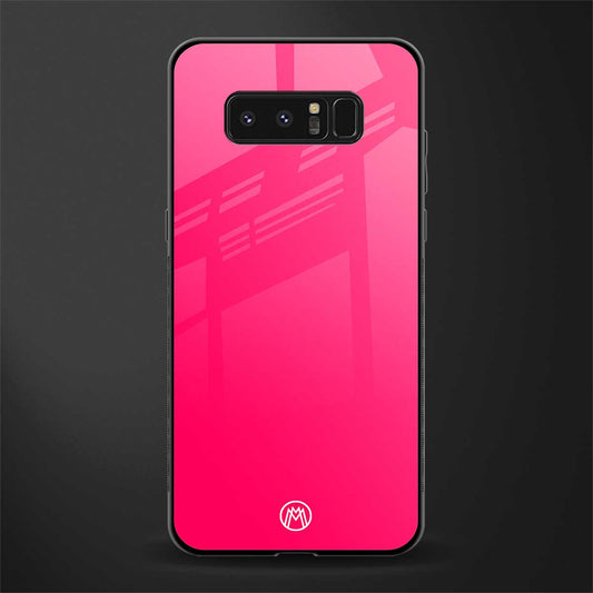 magenta paradise glass case for samsung galaxy note 8 image