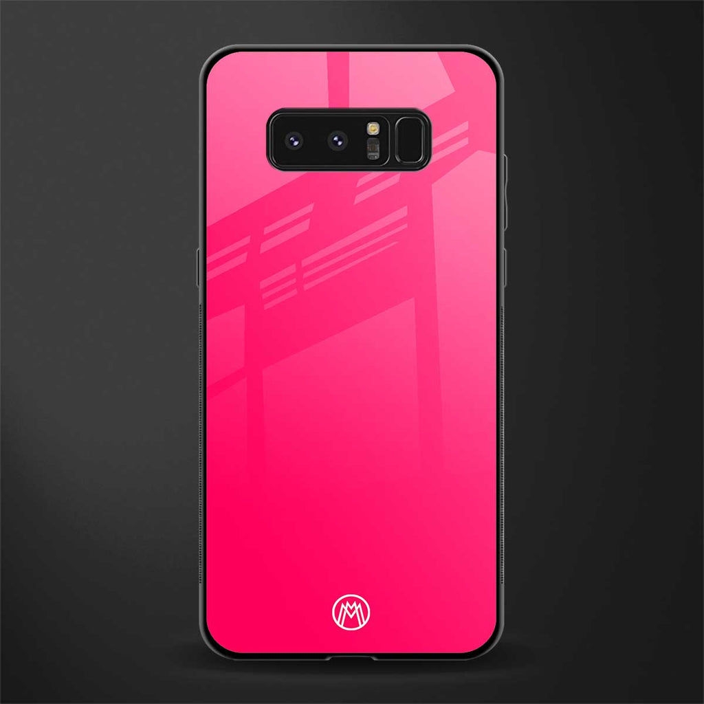 magenta paradise glass case for samsung galaxy note 8 image