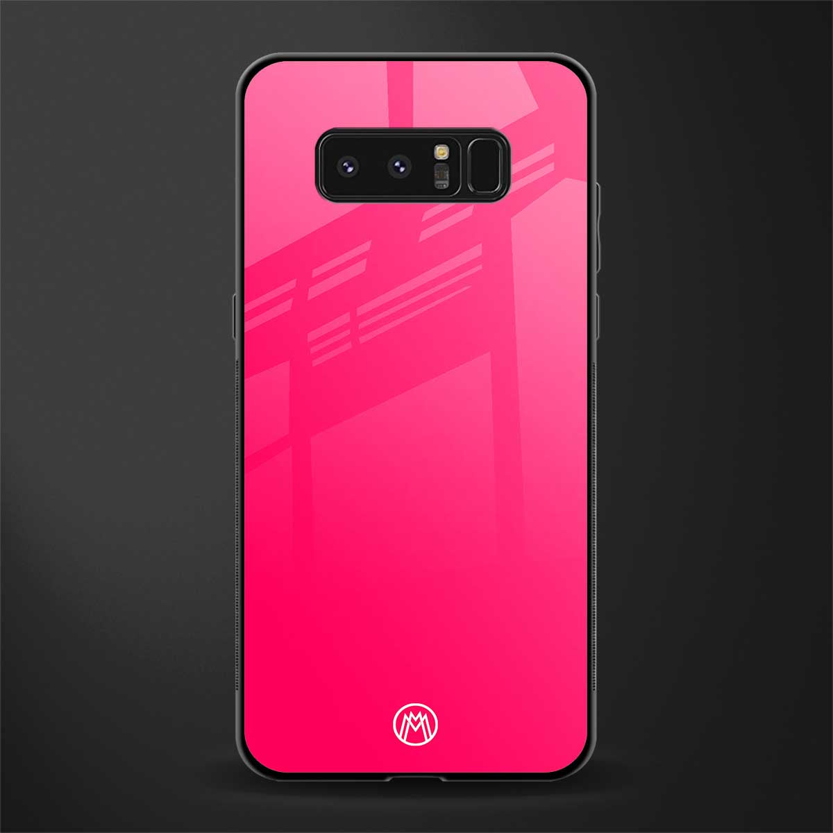 magenta paradise glass case for samsung galaxy note 8 image