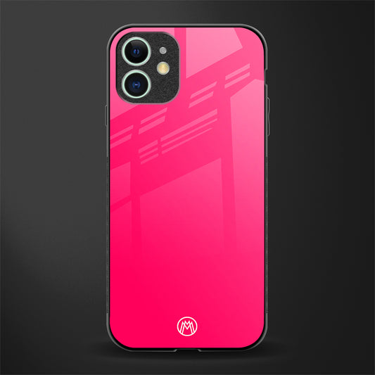 magenta paradise glass case for iphone 11 image