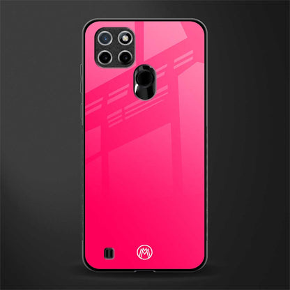 magenta paradise glass case for realme c21y image