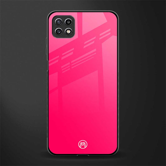 magenta paradise glass case for samsung galaxy a22 5g image