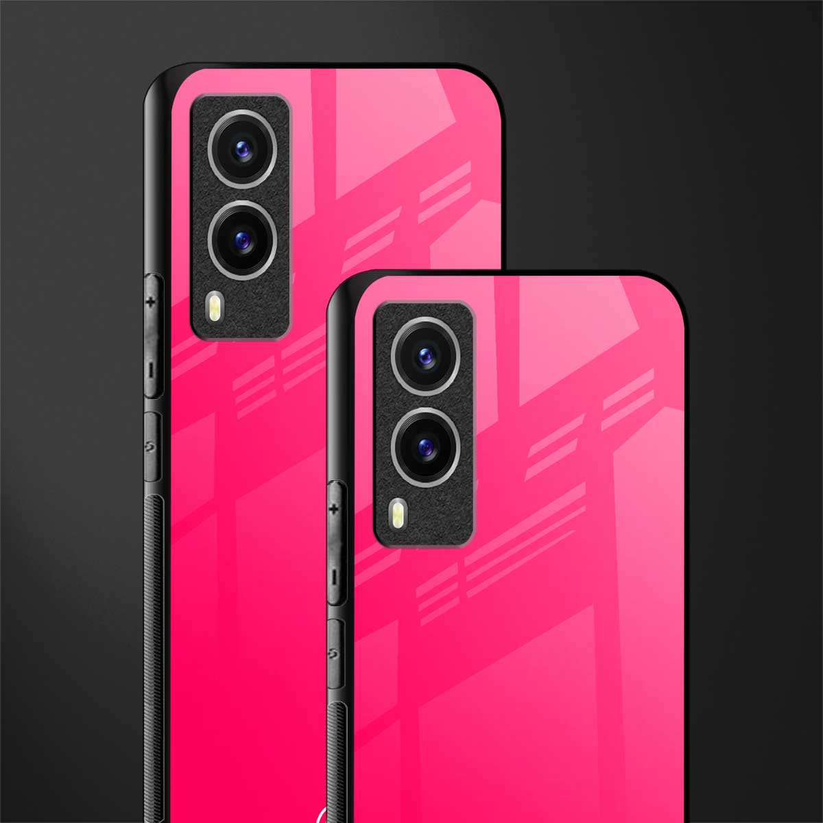 magenta paradise glass case for vivo v21e 5g image-2