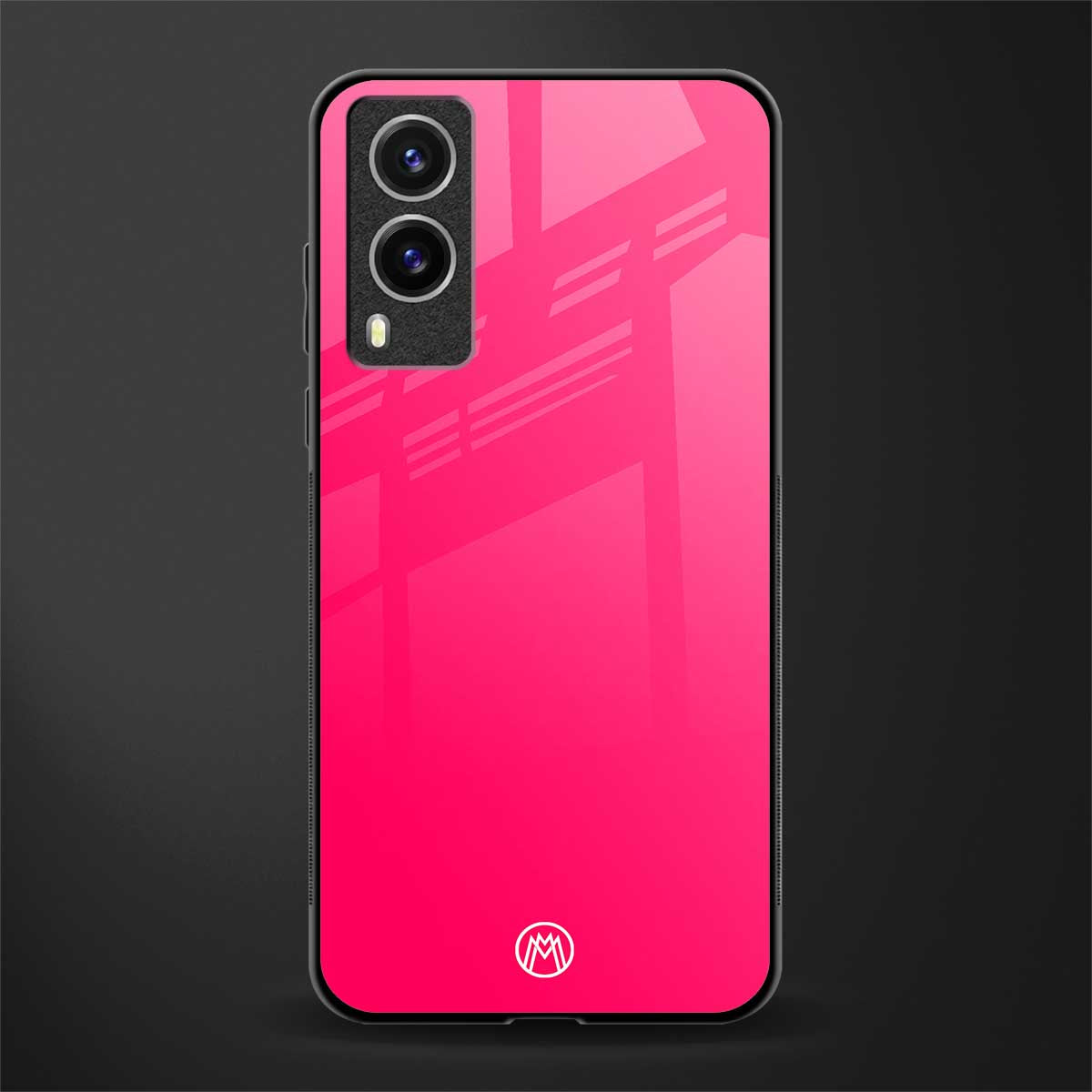 magenta paradise glass case for vivo v21e 5g image