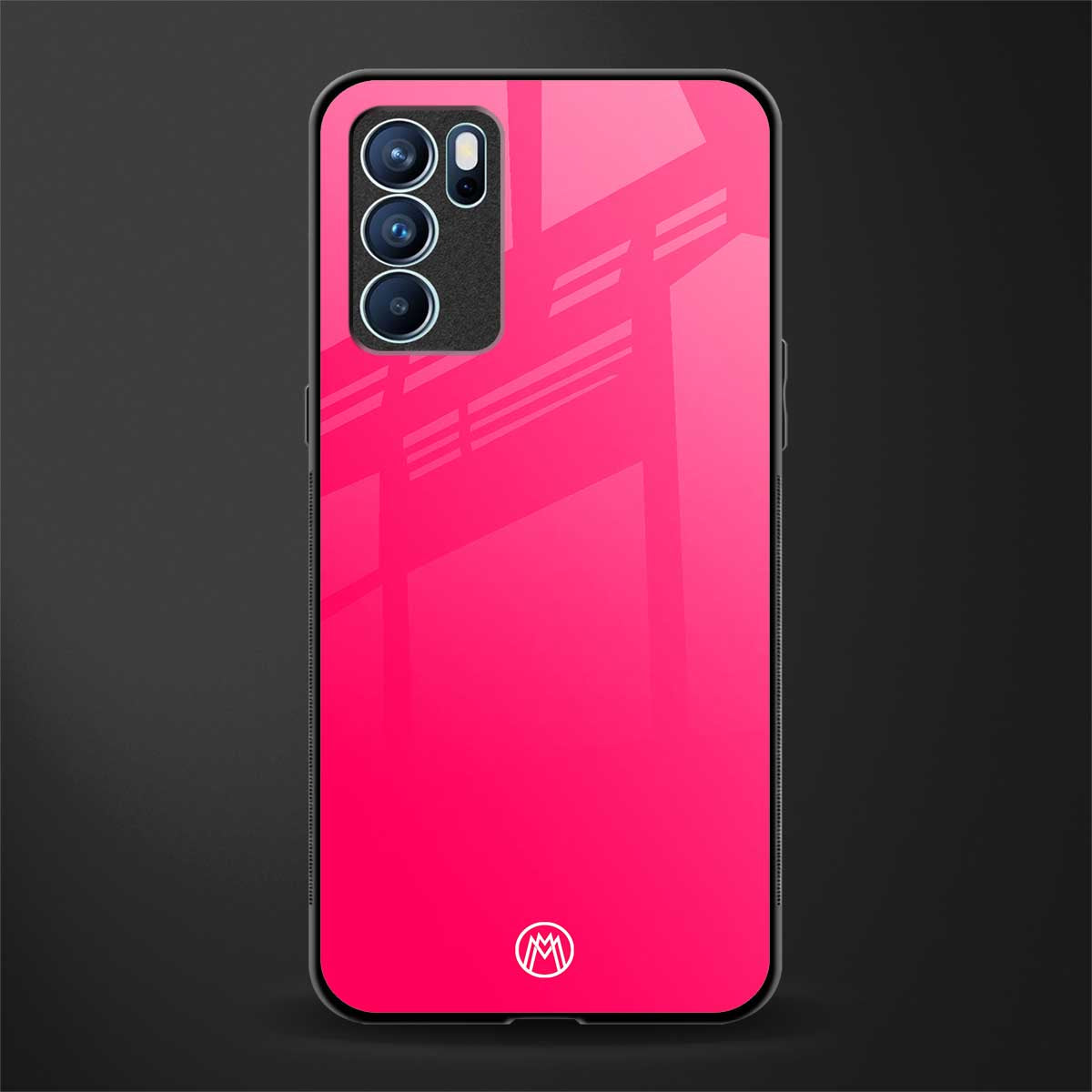 magenta paradise glass case for oppo reno6 5g image