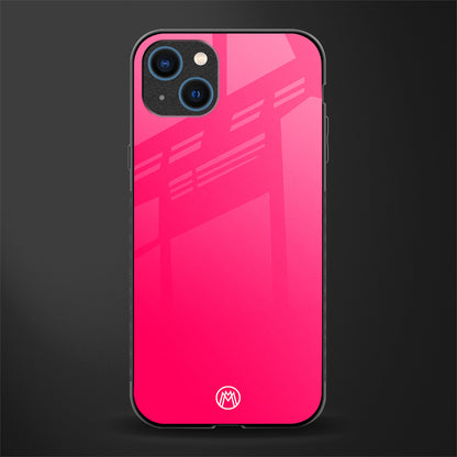 magenta paradise glass case for iphone 13 image