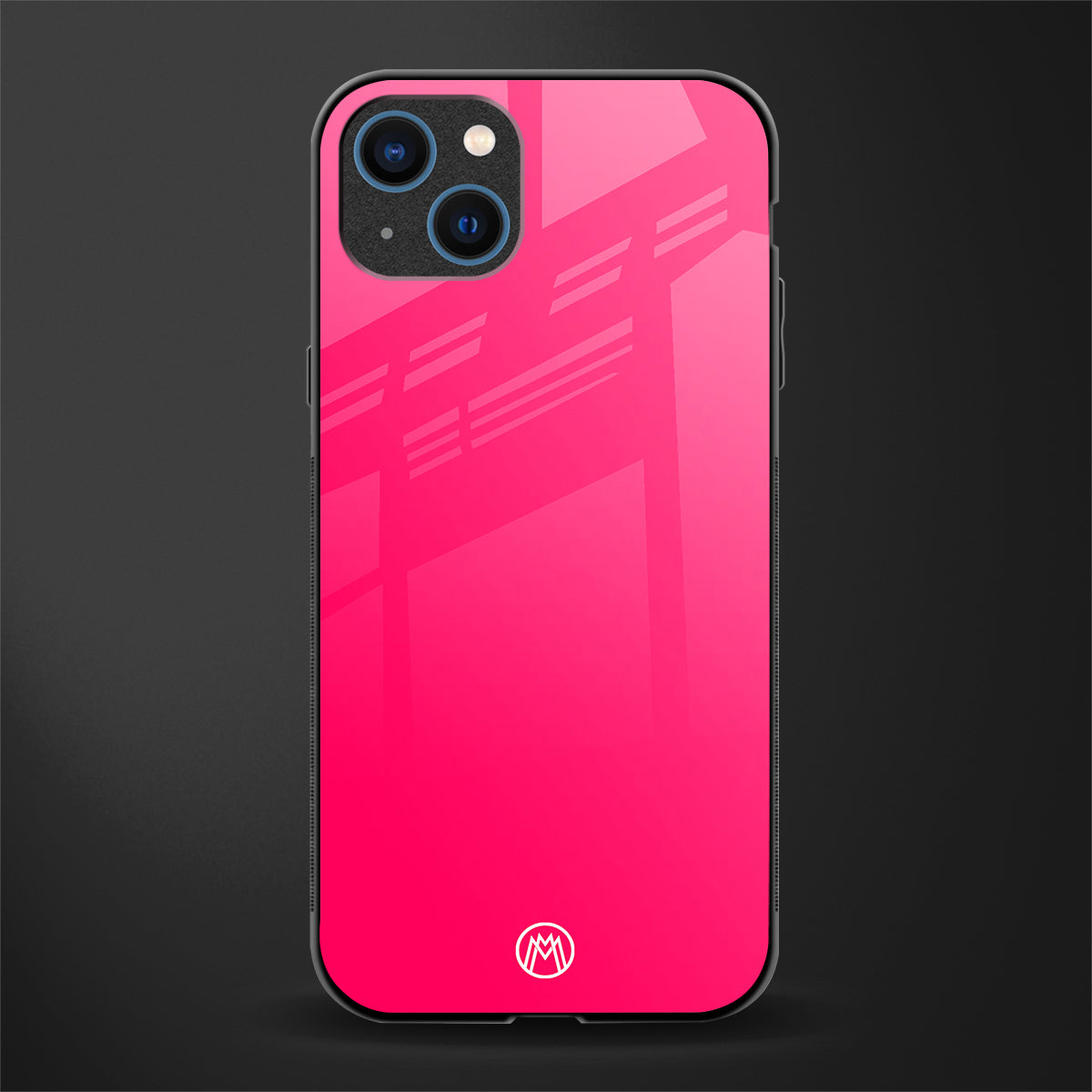 magenta paradise glass case for iphone 14 image