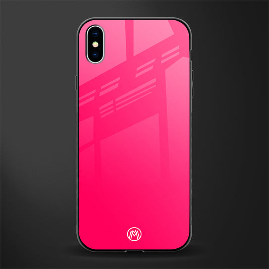 magenta paradise glass case for iphone xs max image