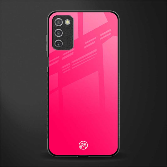 magenta paradise glass case for samsung galaxy a03s image