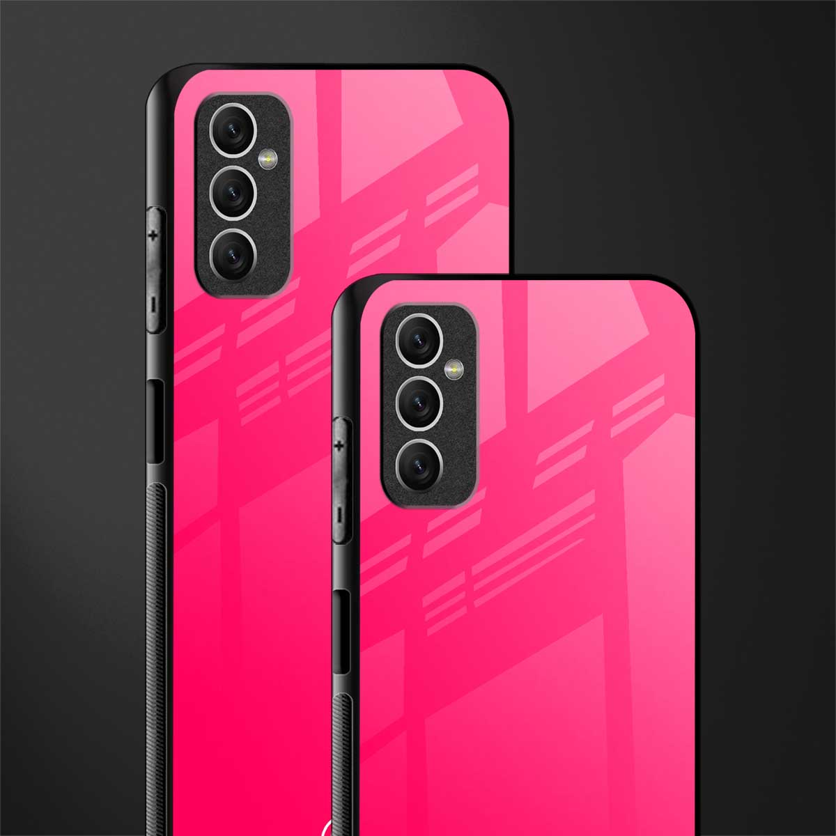 magenta paradise glass case for samsung galaxy m52 5g image-2