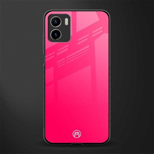 magenta paradise glass case for vivo y15s image