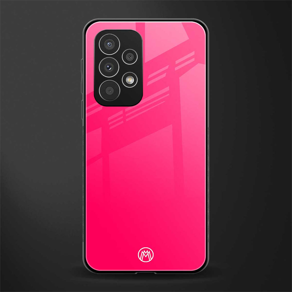 magenta paradise back phone cover | glass case for samsung galaxy a23