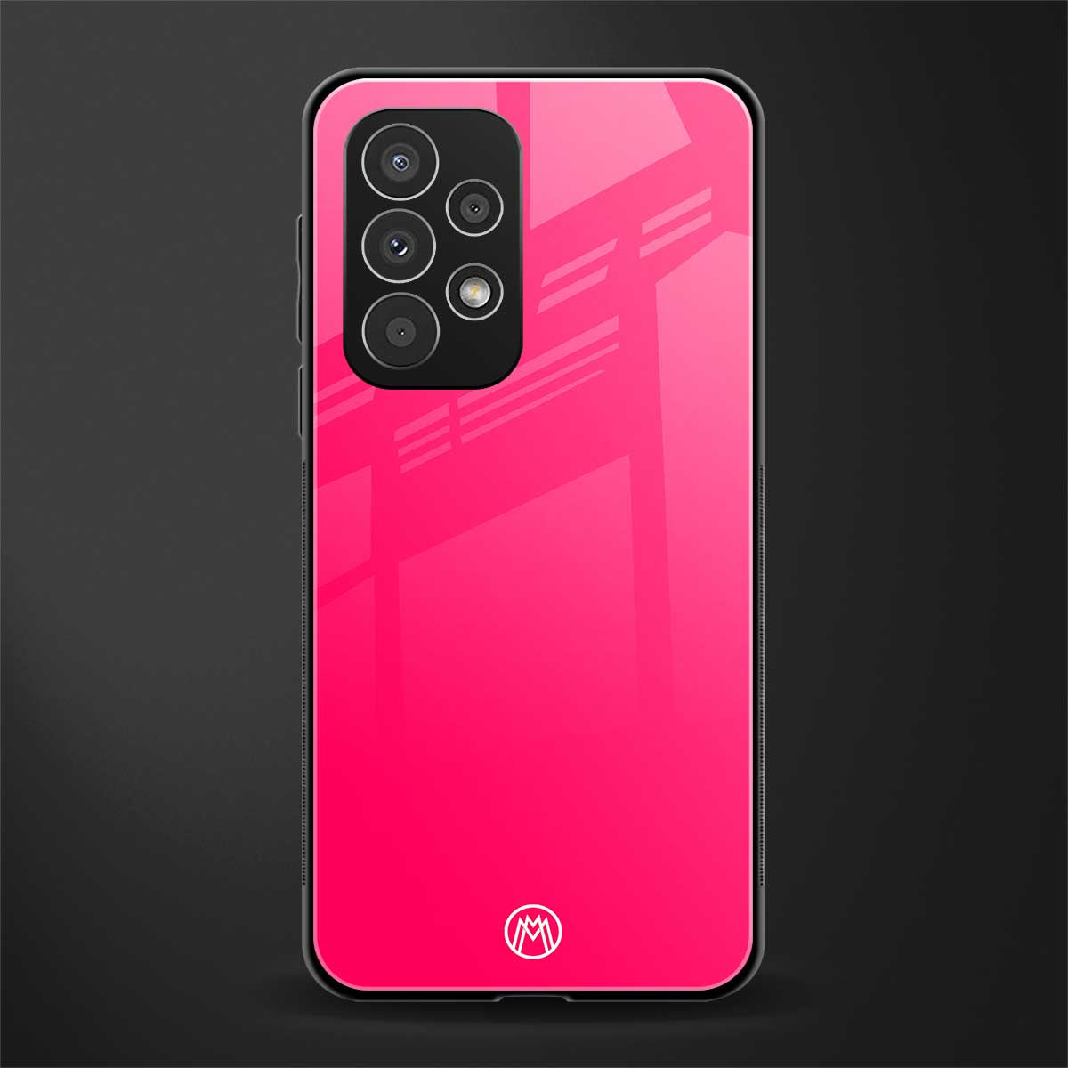 magenta paradise back phone cover | glass case for samsung galaxy a53 5g