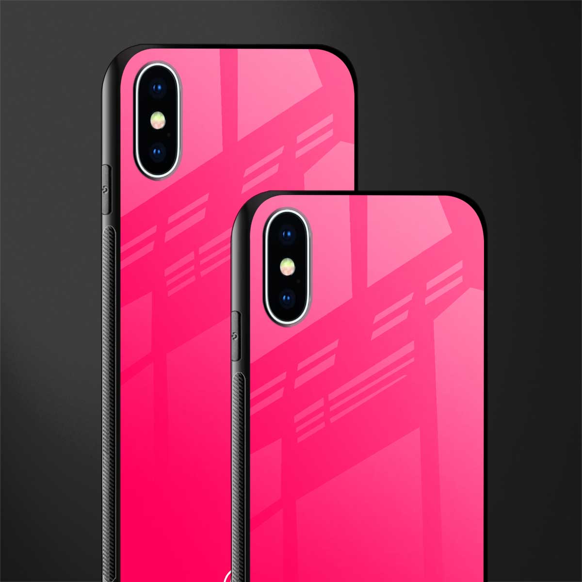 magenta paradise glass case for iphone xs image-2