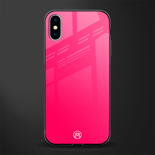 magenta paradise glass case for iphone xs image