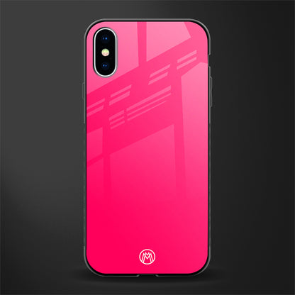 magenta paradise glass case for iphone xs image