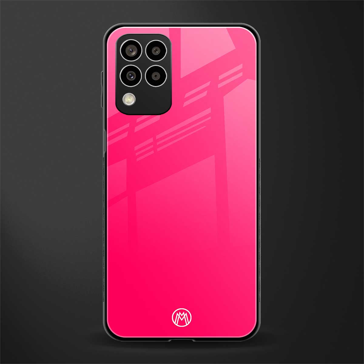 magenta paradise back phone cover | glass case for samsung galaxy m33 5g