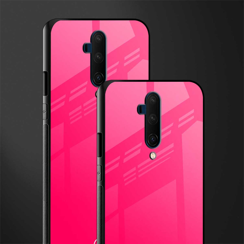 magenta paradise glass case for oneplus 7t pro image-2