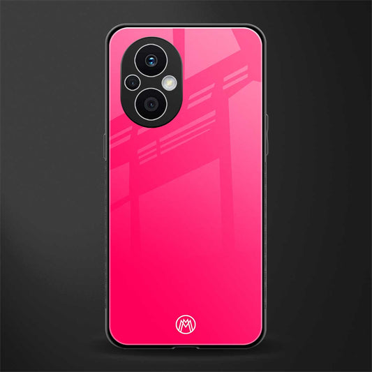 magenta paradise back phone cover | glass case for oppo f21 pro 5g