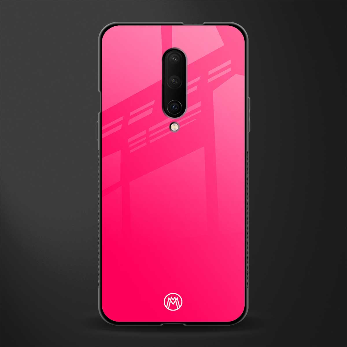 magenta paradise glass case for oneplus 7 pro image