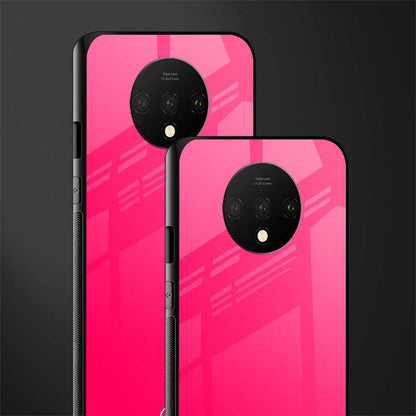 magenta paradise glass case for oneplus 7t image-2