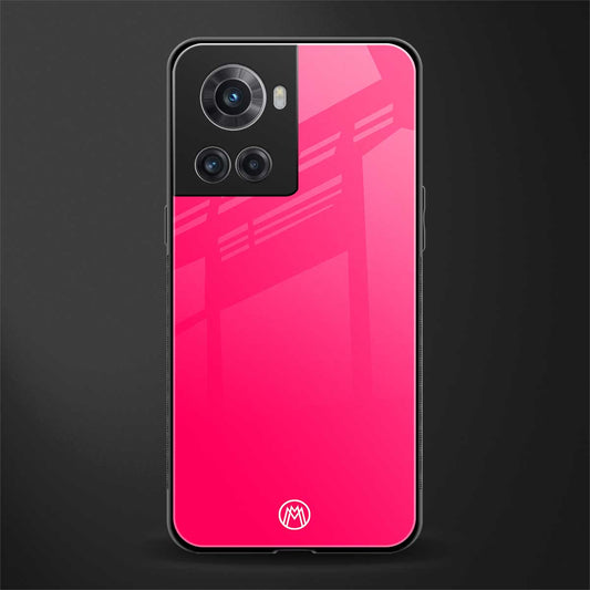 magenta paradise back phone cover | glass case for oneplus 10r 5g