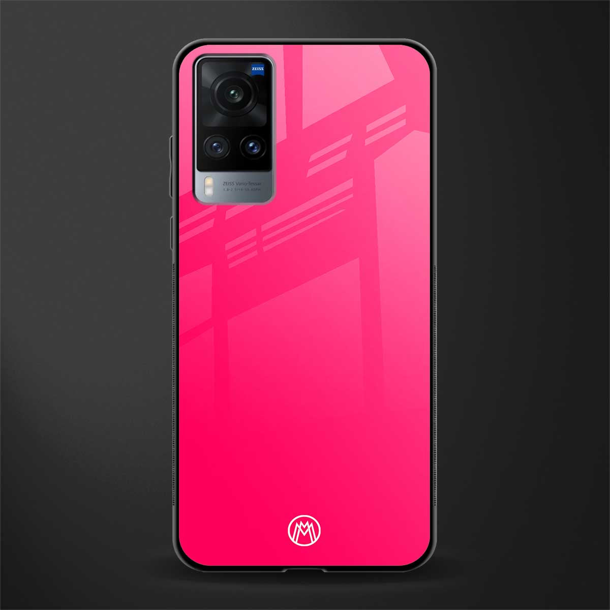 magenta paradise glass case for vivo x60 image