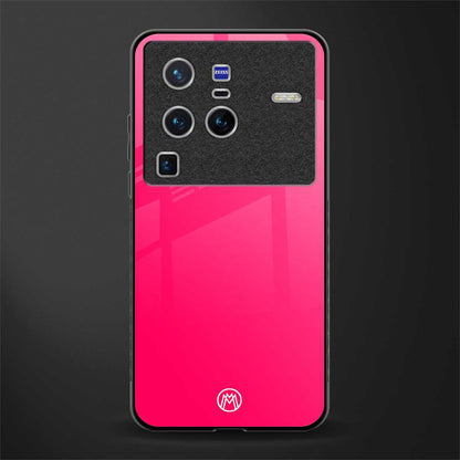 magenta paradise glass case for vivo x80 pro 5g image