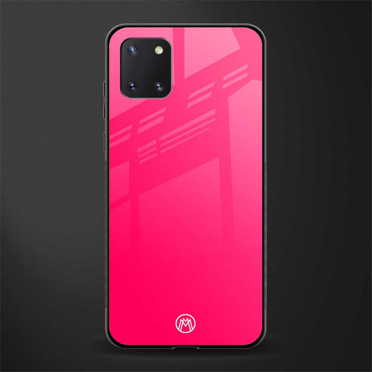 magenta paradise glass case for samsung galaxy note 10 lite image