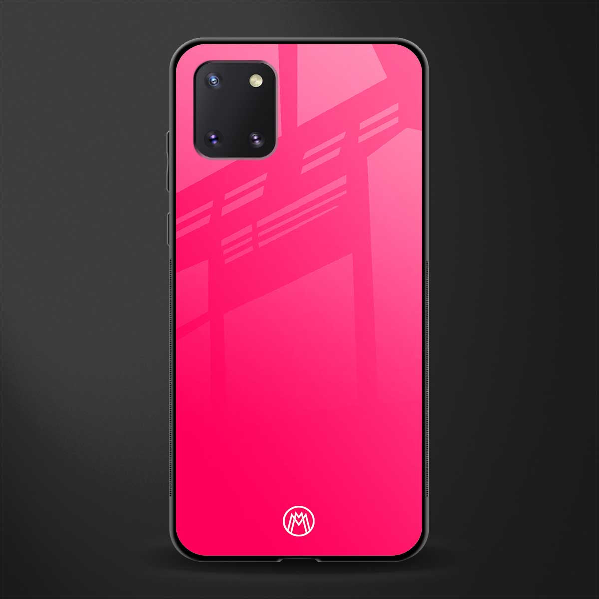 magenta paradise glass case for samsung a81 image