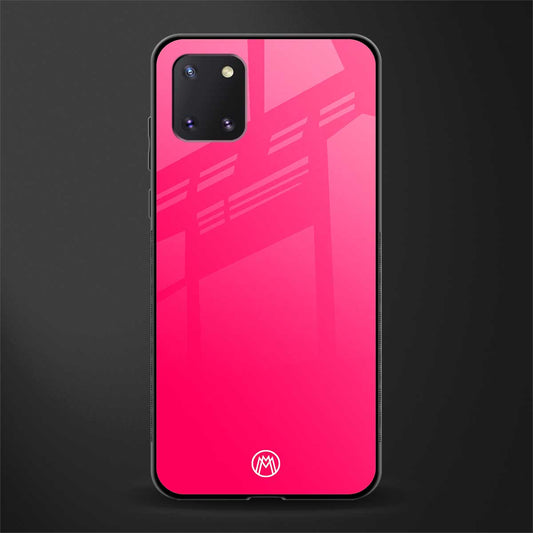 magenta paradise glass case for samsung a81 image