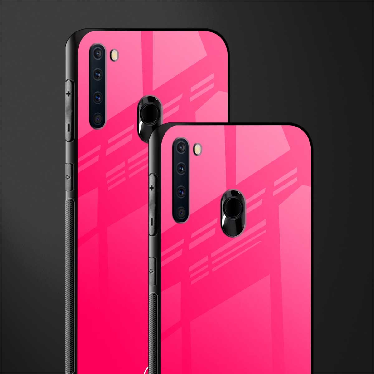 magenta paradise glass case for samsung a21 image-2