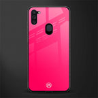 magenta paradise glass case for samsung a11 image