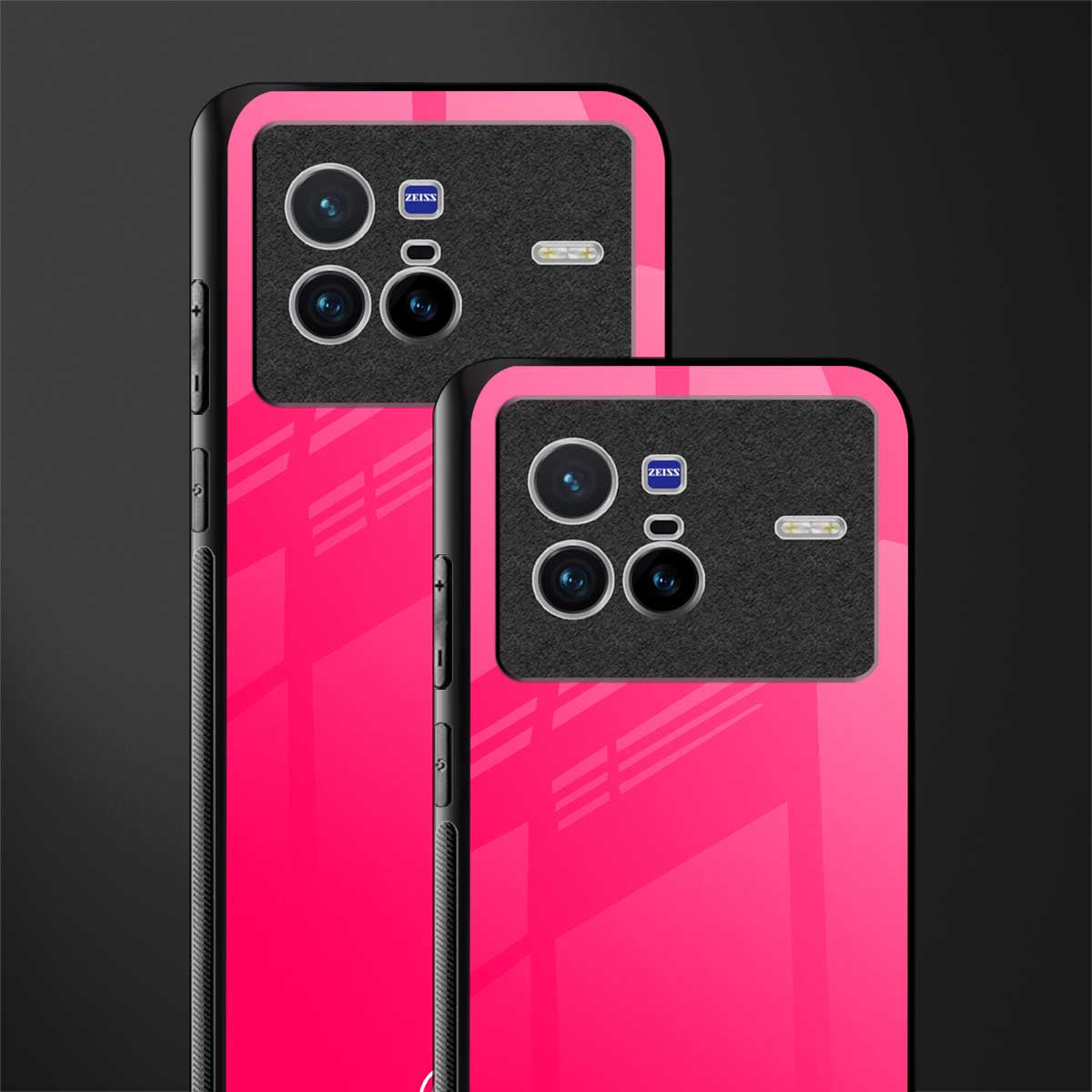 magenta paradise glass case for vivo x80 image-2