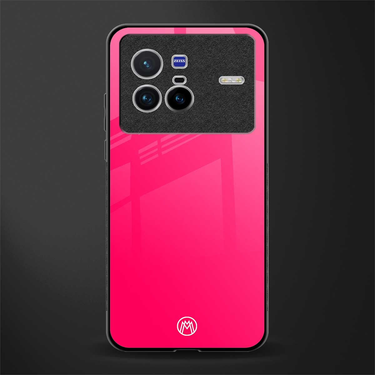 magenta paradise glass case for vivo x80 image