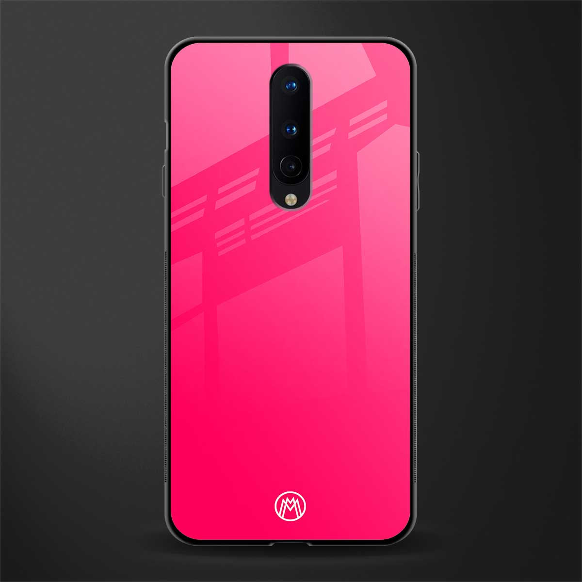 magenta paradise glass case for oneplus 8 image